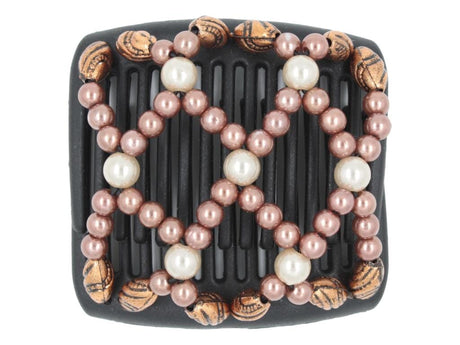 African Butterfly Chameleon Hair Comb - Ndalena Black 50