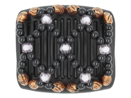 African Butterfly Chameleon Hair Comb - Ndalena Black 51