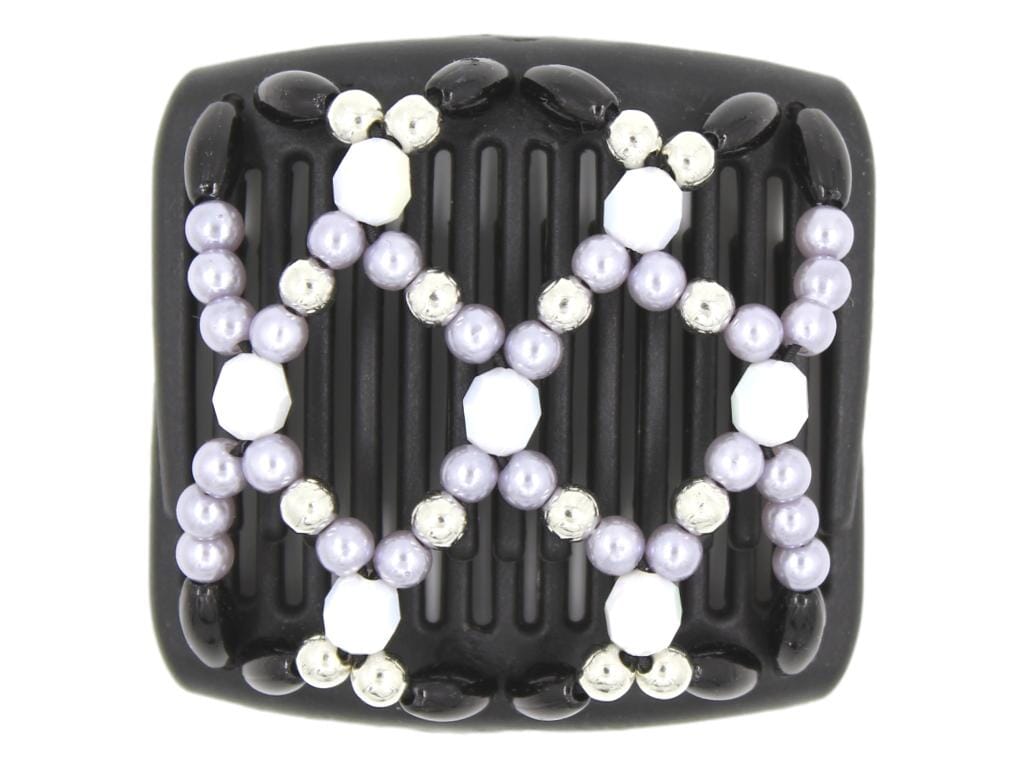 African Butterfly Chameleon Hair Comb - Ndalena Black 52