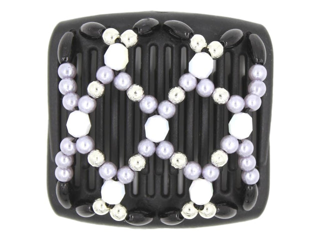 African Butterfly Chameleon Hair Comb - Ndalena Black 52