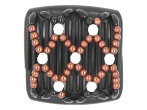 African Butterfly Chameleon Hair Comb - Ndalena Black 53