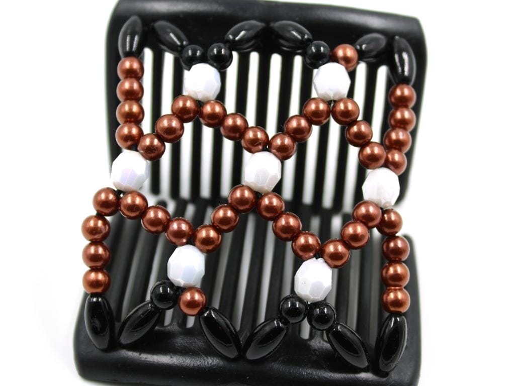 African Butterfly Chameleon Hair Comb - Ndalena Black 53