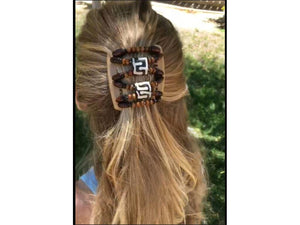 African Butterfly Chameleon Hair Comb - Ndalena Brown 48