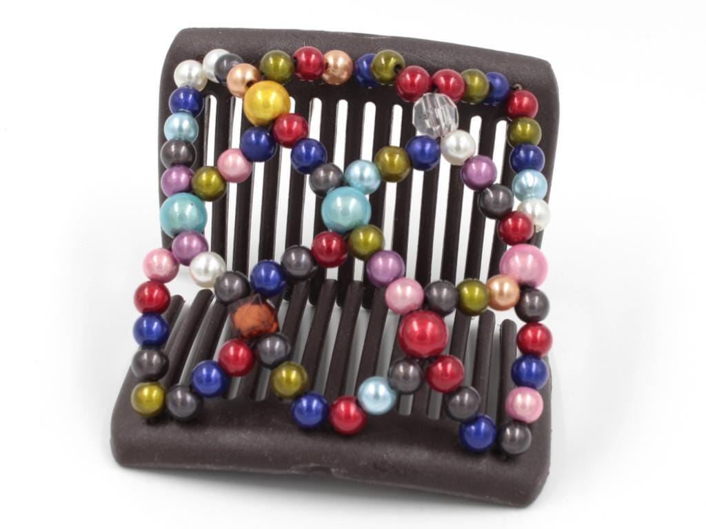 African Butterfly Chameleon Hair Comb - Ndalena Brown 48