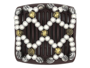 African Butterfly Chameleon Hair Comb - Ndalena Brown 49