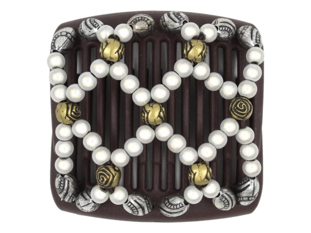 African Butterfly Chameleon Hair Comb - Ndalena Brown 49