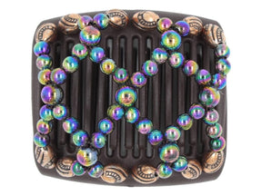 African Butterfly Chameleon Hair Comb - Ndalena Brown 50