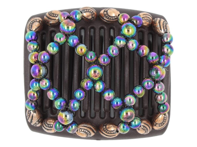 African Butterfly Chameleon Hair Comb - Ndalena Brown 50