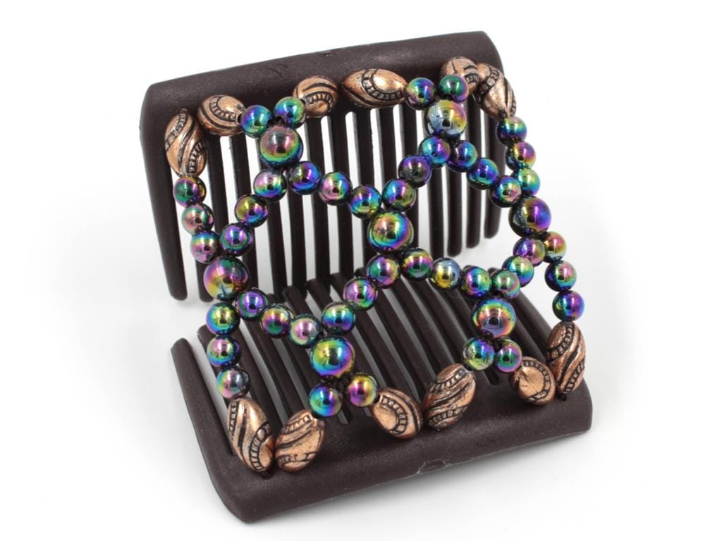 African Butterfly Chameleon Hair Comb - Ndalena Brown 50