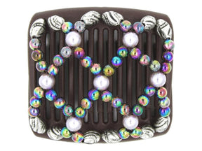 African Butterfly Chameleon Hair Comb - Ndalena Brown 51