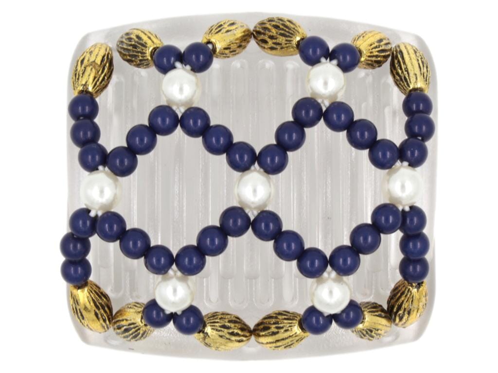 African Butterfly Chameleon Hair Comb - Ndalena Clear 21