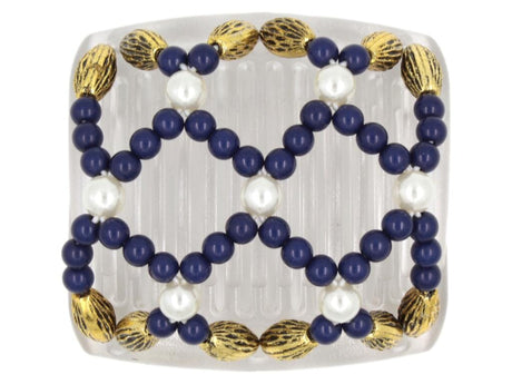 African Butterfly Chameleon Hair Comb - Ndalena Clear 21