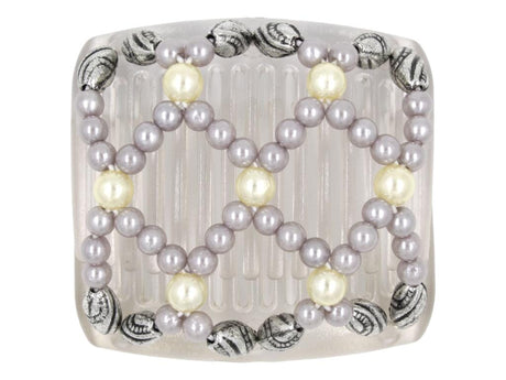 African Butterfly Chameleon Hair Comb - Ndalena Clear 26