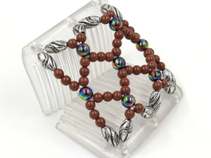 African Butterfly Chameleon Hair Comb - Ndalena Clear 27