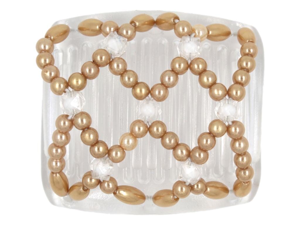 African Butterfly Chameleon Hair Comb - Ndalena Clear 29