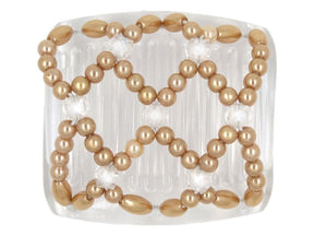 African Butterfly Chameleon Hair Comb - Ndalena Clear 29