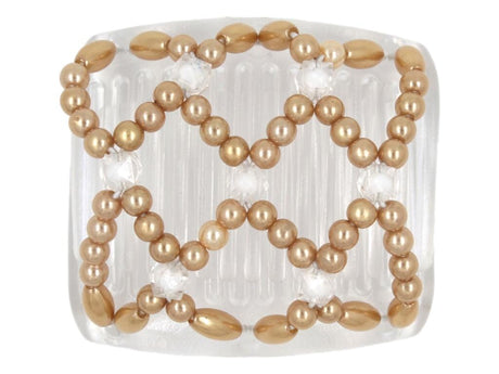 African Butterfly Chameleon Hair Comb - Ndalena Clear 29