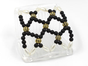 African Butterfly Chameleon Hair Comb - Ndalena Clear 30