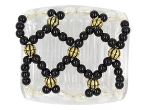 African Butterfly Chameleon Hair Comb - Ndalena Clear 30