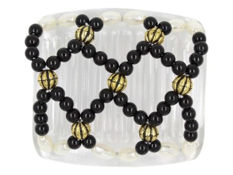 African Butterfly Chameleon Hair Comb - Ndalena Clear 30