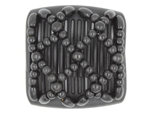 African Butterfly Chameleon Hair Comb - Ndebele Black 61