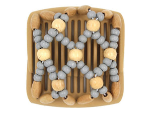 African Butterfly Chameleon Hair Comb - Ndebele Blonde 33