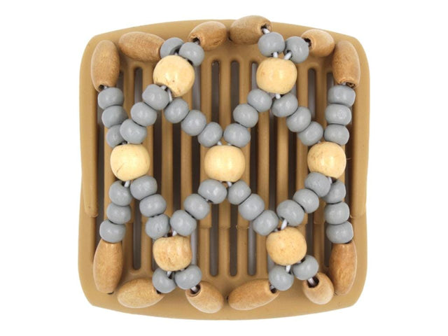 African Butterfly Chameleon Hair Comb - Ndebele Blonde 33