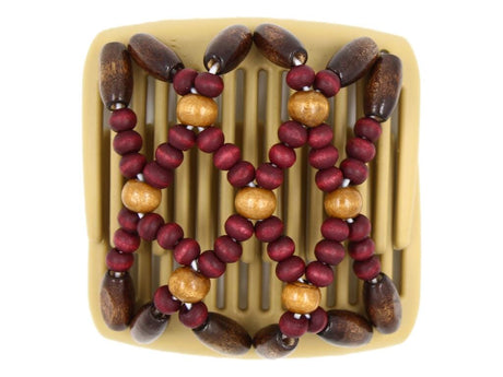 African Butterfly Chameleon Hair Comb - Ndebele Blonde 36