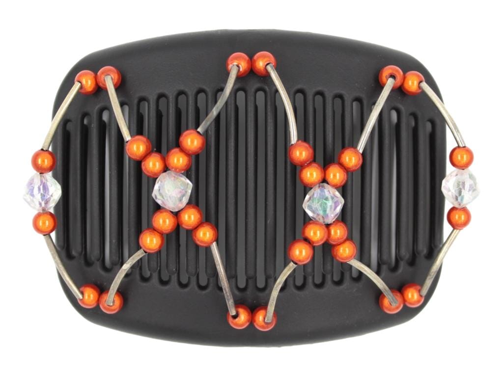 African Butterfly Hair Comb - Beada Tube Black 71
