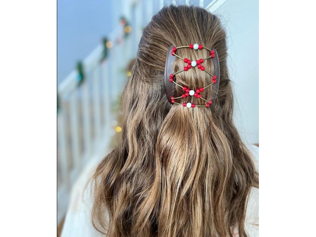 African Butterfly Hair Comb - Beada Tube Black 71