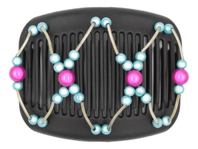African Butterfly Hair Comb - Beada Tube Black 73