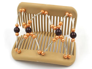 African Butterfly Hair Comb - Beada Tube Blonde 51