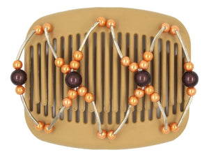 African Butterfly Hair Comb - Beada Tube Blonde 51