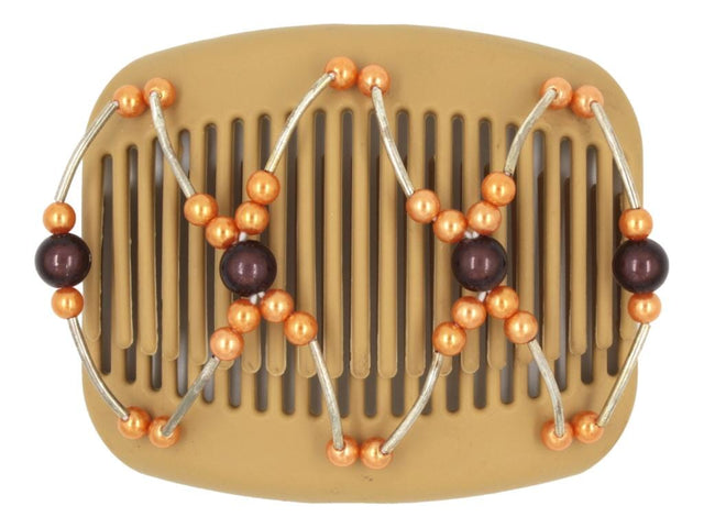 African Butterfly Hair Comb - Beada Tube Blonde 51