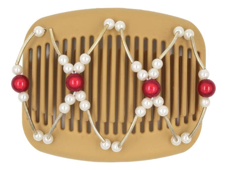 African Butterfly Hair Comb - Beada Tube Blonde 52