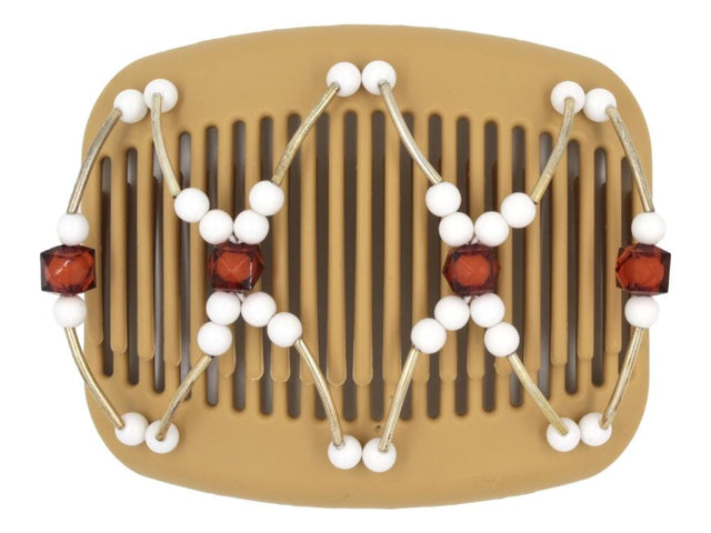 African Butterfly Hair Comb - Beada Tube Blonde 54