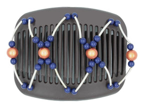 African Butterfly Hair Comb - Beada Tube Brown 66