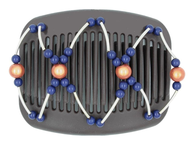 African Butterfly Hair Comb - Beada Tube Brown 66