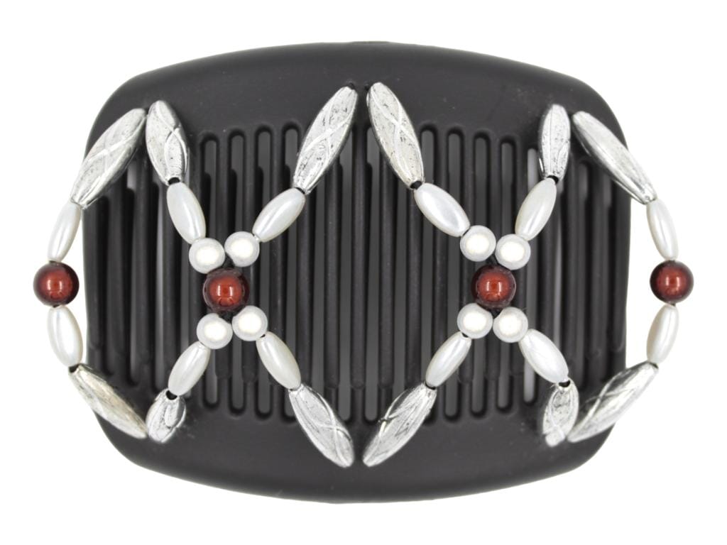African Butterfly Hair Comb - Dalena Black 143