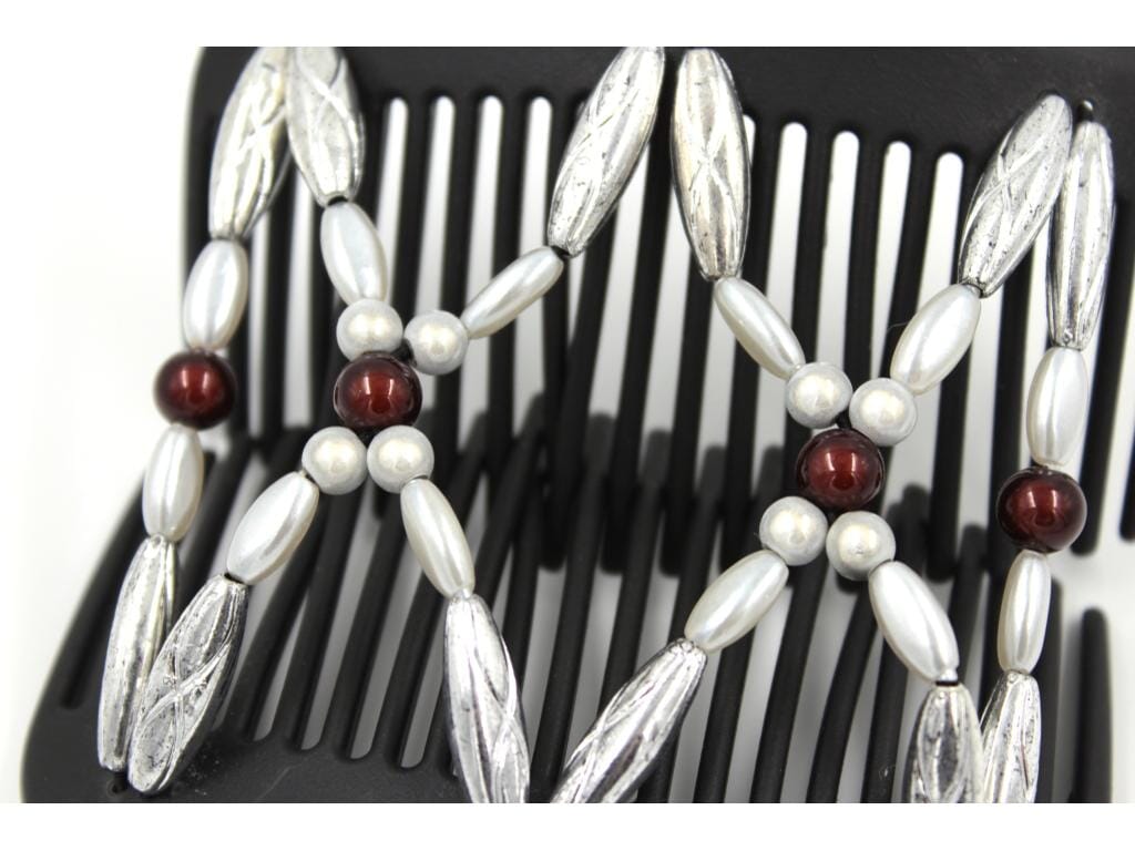 African Butterfly Hair Comb - Dalena Black 143