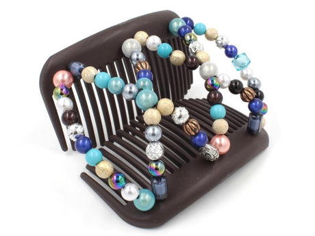 African Butterfly Hair Comb - Dalena Brown 151