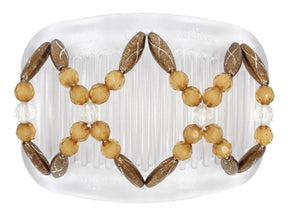 African Butterfly Hair Comb - Dalena Clear 143