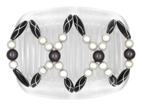 African Butterfly Hair Comb - Dalena Clear 144