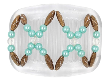 African Butterfly Hair Comb - Dalena Clear 145