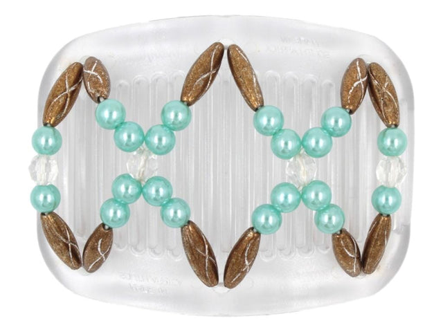 African Butterfly Hair Comb - Dalena Clear 145