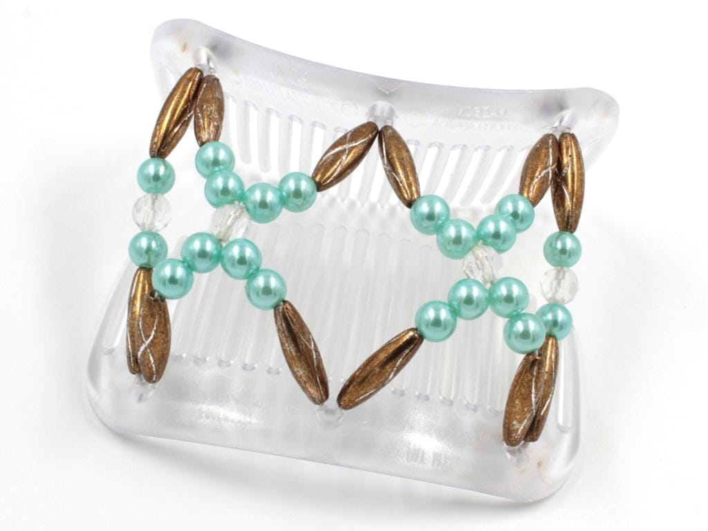 African Butterfly Hair Comb - Dalena Clear 145