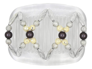 African Butterfly Hair Comb - Dalena Clear 146