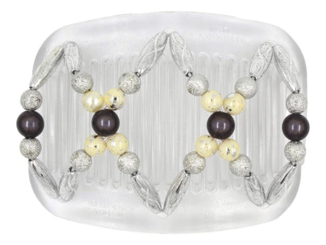 African Butterfly Hair Comb - Dalena Clear 146