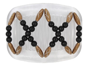 African Butterfly Hair Comb - Dalena Clear 148