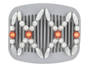 African Butterfly Hair Comb - Dalena Gray 45